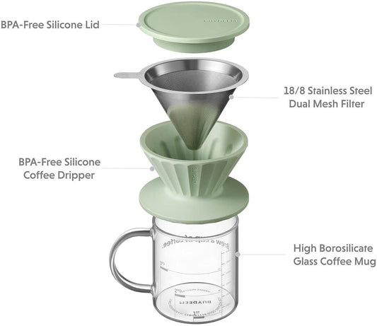 Buydeem  Pour-Over Coffee Set