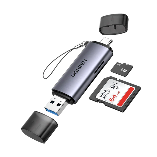 UGREEN 2-in-1 USB C OTG Card Reader